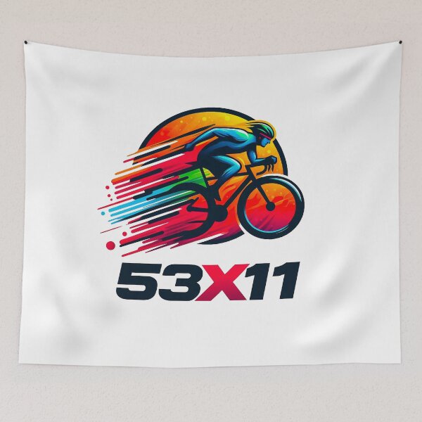 Item preview, Cycling Gear Ratio 53x11 Logo designed and sold by RICAMTP.