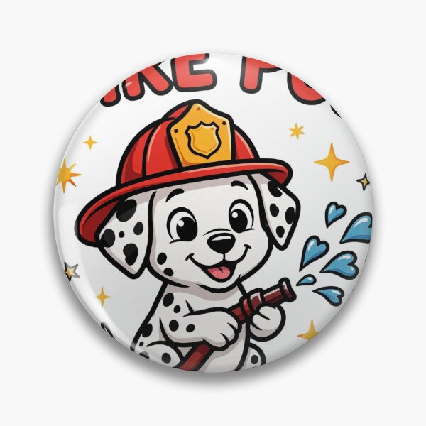 Item preview, Cute Fire Pup Dalmatian Firefighter Dog Shirt designed and sold by Arrow60.