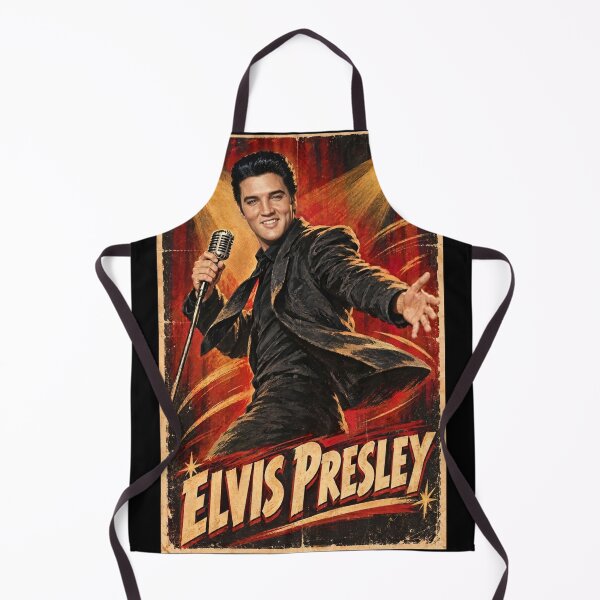 Item preview, Elvis Presley Live Stage – Vintage Spotlight Poster designed and sold by ElvisVintagePosters.