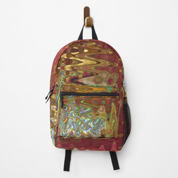 Item preview, Molten Gold and Cranberry Rainbow Ripples designed and sold by Kimberly Palmer.