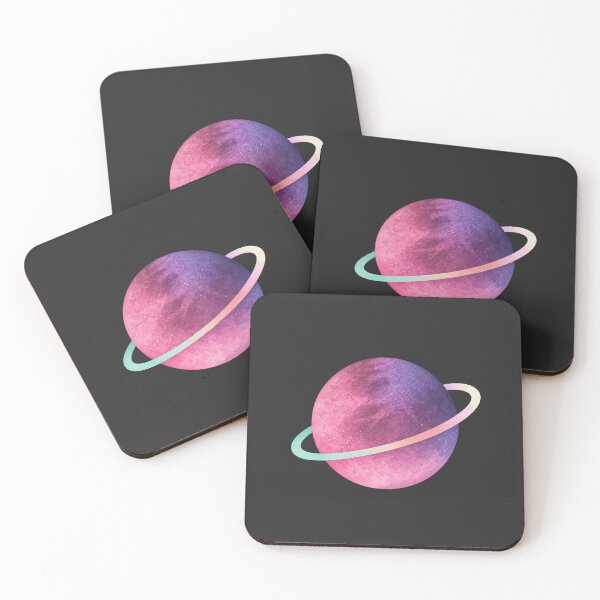 Item preview, Watercolor Purple Planet with Pastel Rings designed and sold by -KRAFTWERK.
