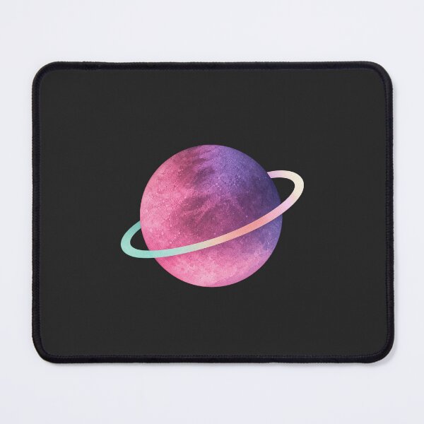 Item preview, Watercolor Purple Planet with Pastel Rings designed and sold by -KRAFTWERK.