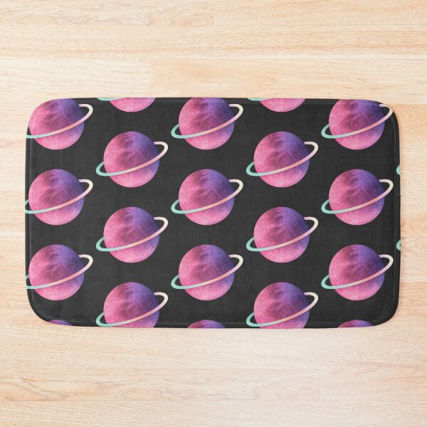 Item preview, Watercolor Purple Planet with Pastel Rings designed and sold by -KRAFTWERK.