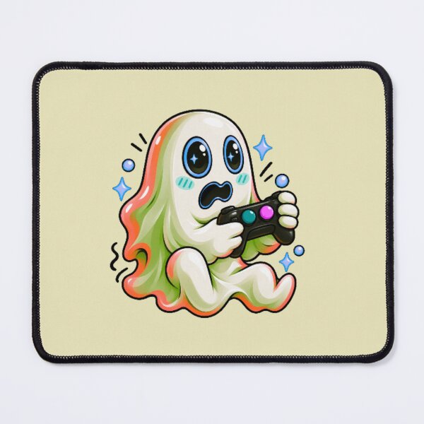 Item preview, Cute Gaming Ghost Gamer – Spooky Kawaii Halloween Ghost designed and sold by Shahrukh Ali.