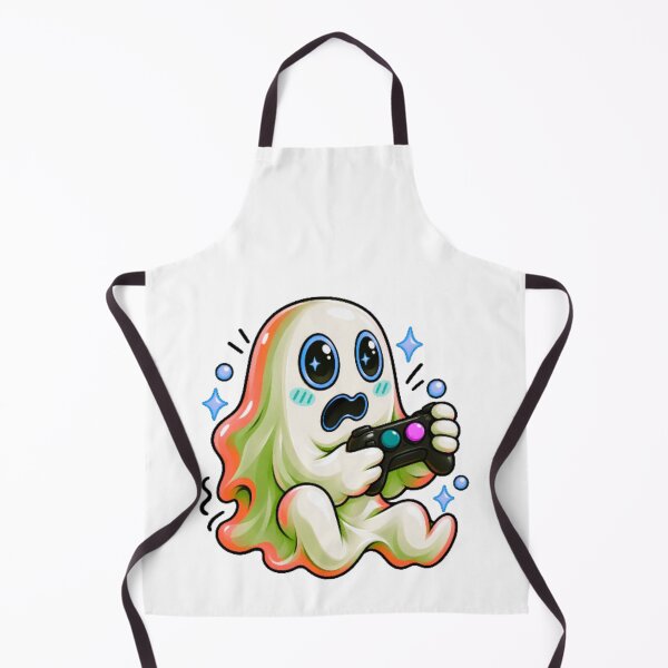 Item preview, Cute Gaming Ghost Gamer – Spooky Kawaii Halloween Ghost designed and sold by Slyguy88.
