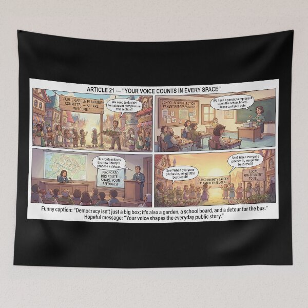 Item preview, Her voice shapes everyday public life. designed and sold by Mianku | Für das Leben.