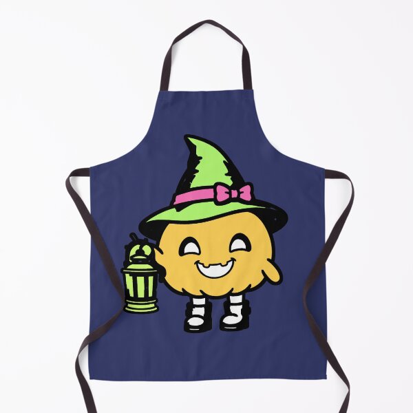 Item preview, Cute Kawaii Witch Pumpkin for Halloween | Little Witch Pumpkin with Lantern designed and sold by AstronautMerch.