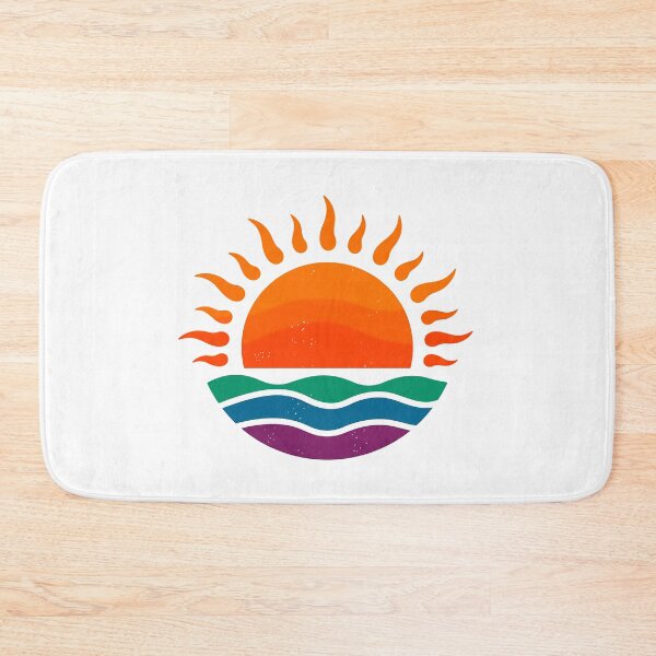 Item preview, Orange Sun Over Waves Pop Art Sunset designed and sold by RICAMTP.