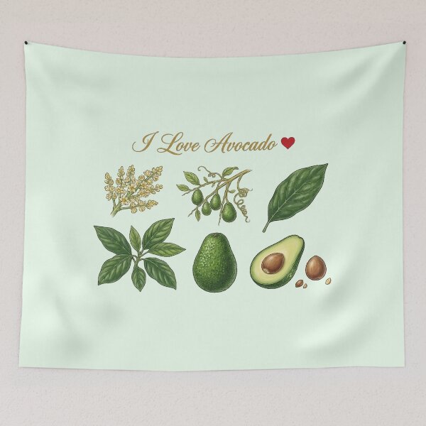 Item preview, I love Avocado designed and sold by Nosa-shop.