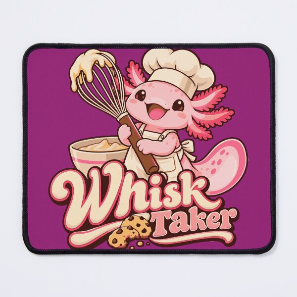 Item preview, Whisk Taker – Cute Axolotl Baker Baking Design designed and sold by HH Design House.