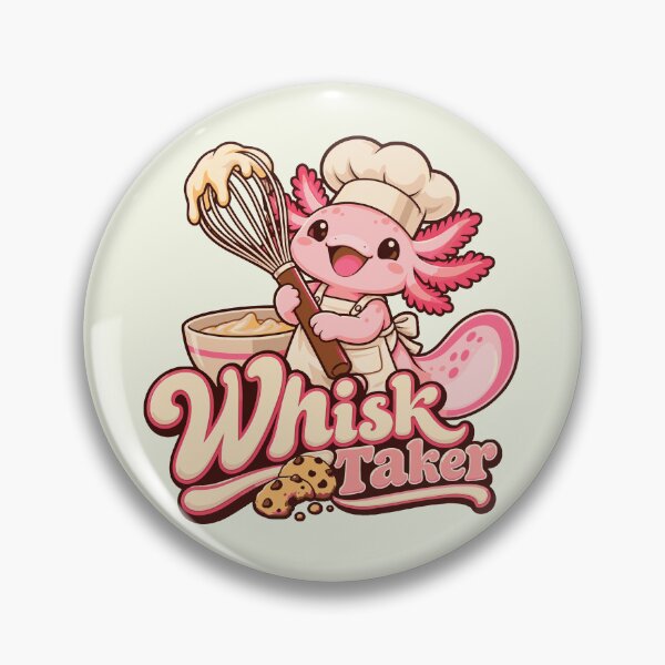 Item preview, Whisk Taker – Cute Axolotl Baker Baking Design designed and sold by HH Design House.
