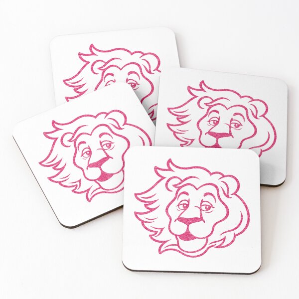 Item preview, Vintage Pink Lion Mascot – Old School Jungle Juice Graphic designed and sold by TheDisloyalists.