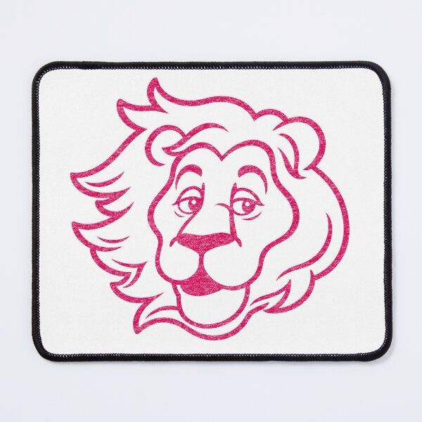 Item preview, Vintage Pink Lion Mascot – Old School Jungle Juice Graphic designed and sold by TheDisloyalists.