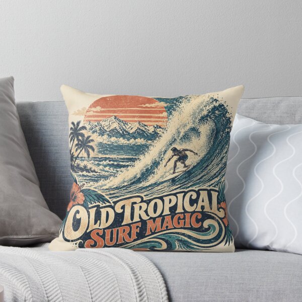 Item preview, Old Tropical Surf Magic – Vintage Wave Rider designed and sold by Plus91BIRD.