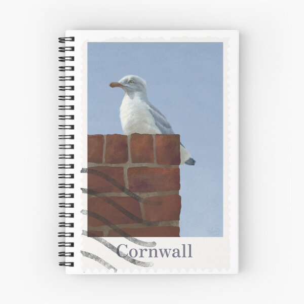 Item preview, Cornish seagull stamp designed and sold by AlnyOcean.