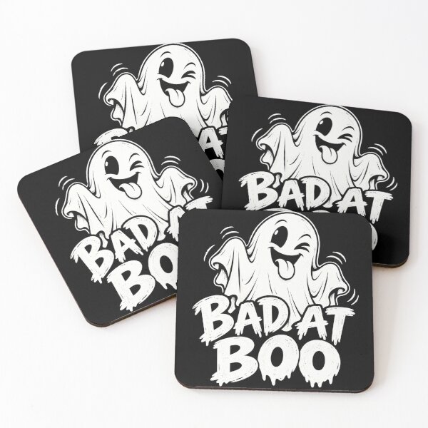 Item preview, Bat at Boo – Cute Funny Halloween Ghos designed and sold by PK Art Studio.