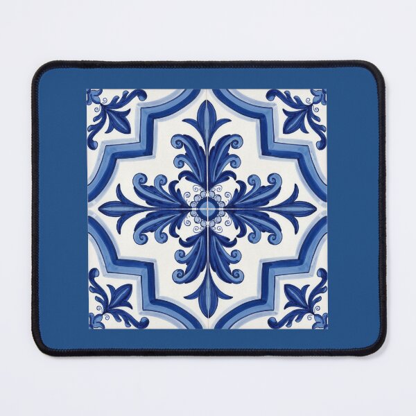 Item preview, Azulejos Blu, Mediterranean pattern tile designed and sold by CEARceramics.