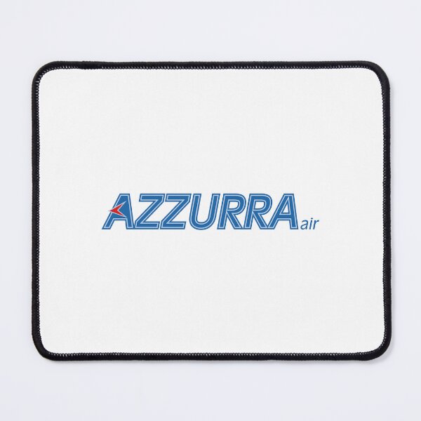Item preview, Azzurra Air Logo - Italian Regional Airline Blue Wordmark with Red Arrow designed and sold by twinshope.