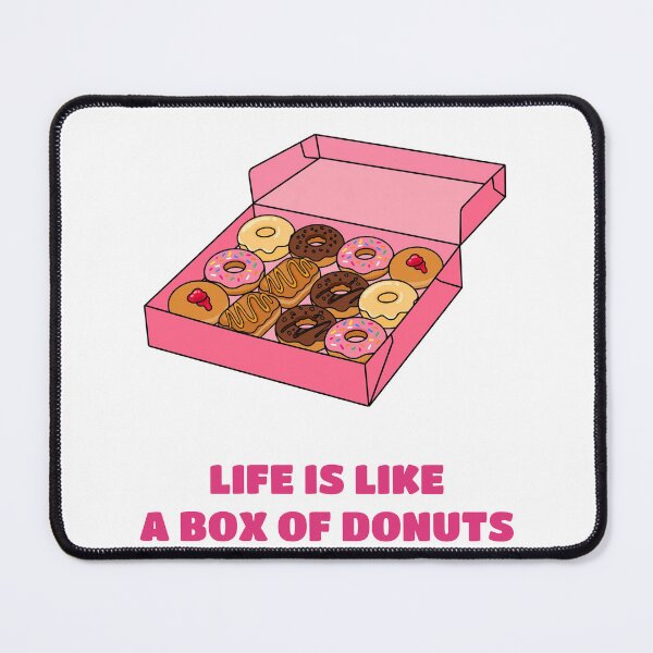 Item preview, Life Is Like A Box Of Donuts Funny Shirt — Donut Lover Food Pun Tee designed and sold by RobinHoodShirts.