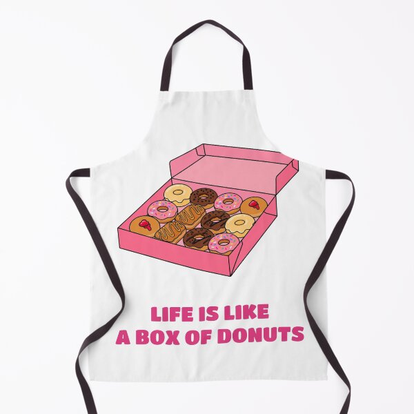Item preview, Life Is Like A Box Of Donuts Funny Shirt — Donut Lover Food Pun Tee designed and sold by RobinHoodShirts.