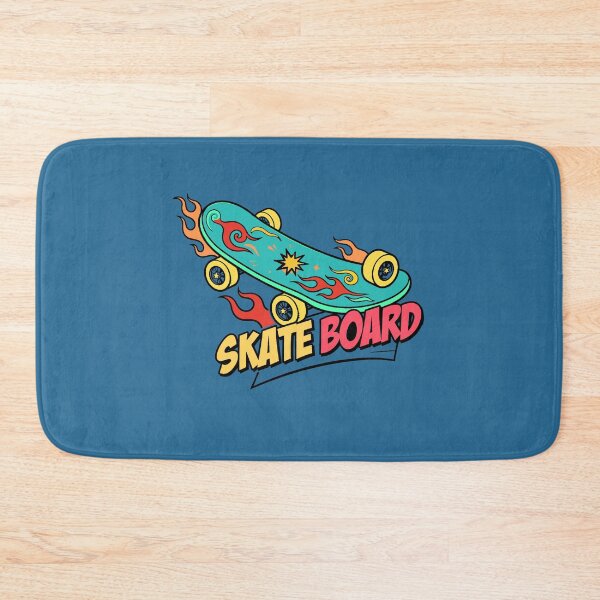 Item preview, Retro Flame Skateboard | Vintage Aesthetic 90s Y2K Skateboard designed and sold by AstronautMerch.