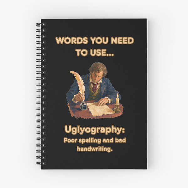 Item preview, Words you need to use: Uglyography - Poor spelling and bad handwriting! designed and sold by LoveWhatYouDo.