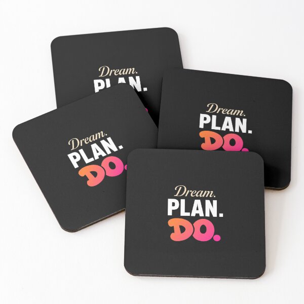 Item preview, Dream Plan Do – Motivational Quote Typography Design designed and sold by Vibe-Vary.
