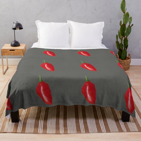 Artikelvorschau, Vibrant Red Chili Pepper – Glossy Hot Pepper Close-Up entworfen und verkauft von PicturePic.