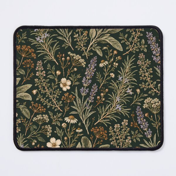 Item preview, Vintage Herb Garden Rosemary Lavender Botanical Wallpaper Pattern designed and sold by Apex Designs.