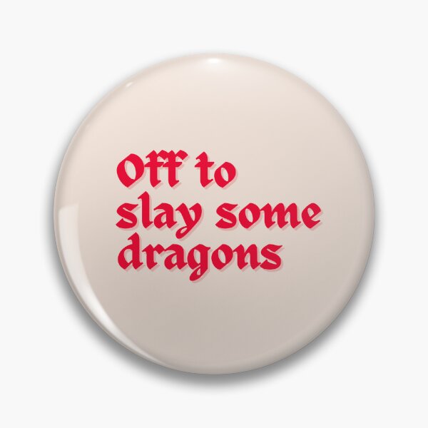 Item preview, Off to slay some dragons designed and sold by Cute-Chaotic-Co.