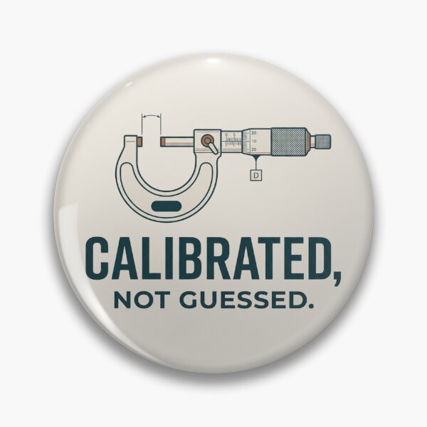 Item preview, Metrology Engineer Calibrated Not Guessed Precision Design designed and sold by Amr Darwish Graphic designer.