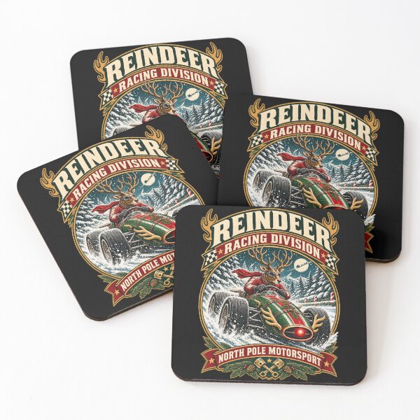 Item preview, REINDEER - F1 RACING IN NORTH POLE designed and sold by F1 Studio.