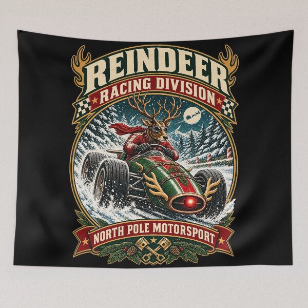 Item preview, REINDEER - F1 RACING IN NORTH POLE designed and sold by F1 Studio.