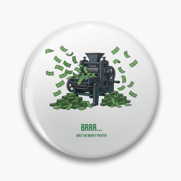 Item preview, Brrr Goes The Money Printer Funny Shirt — Inflation Satire Money Tee designed and sold by RobinHoodShirts.