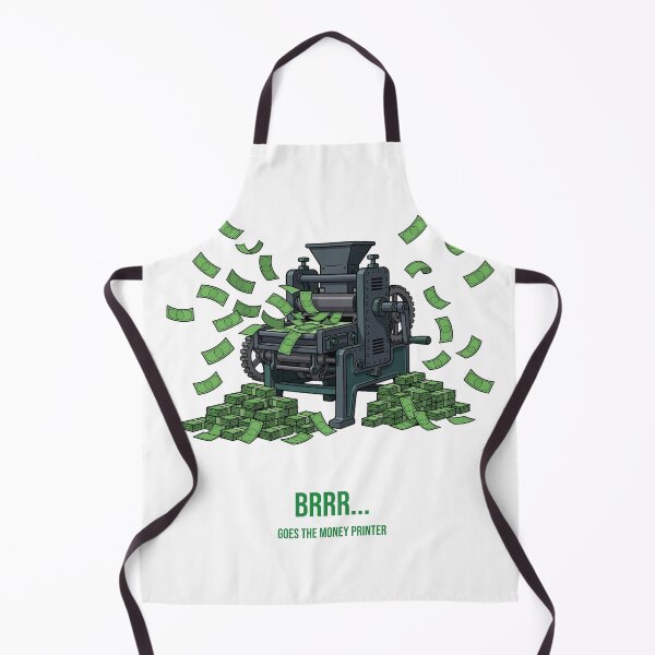 Item preview, Brrr Goes The Money Printer Funny Shirt — Inflation Satire Money Tee designed and sold by RobinHoodShirts.