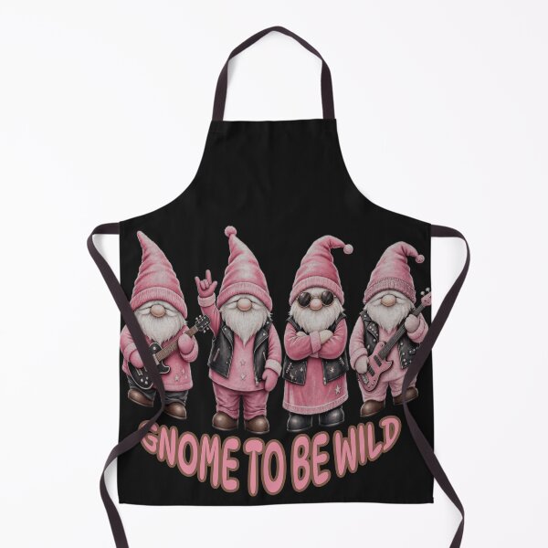 Item preview, Gnome To Be Wild Funny Rocker Gnomes Pink designed and sold by CraftyValley.