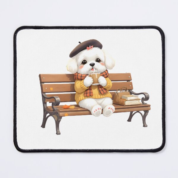 Item preview, Autumn Maltese Dog Art designed and sold by Kedspicedesign.