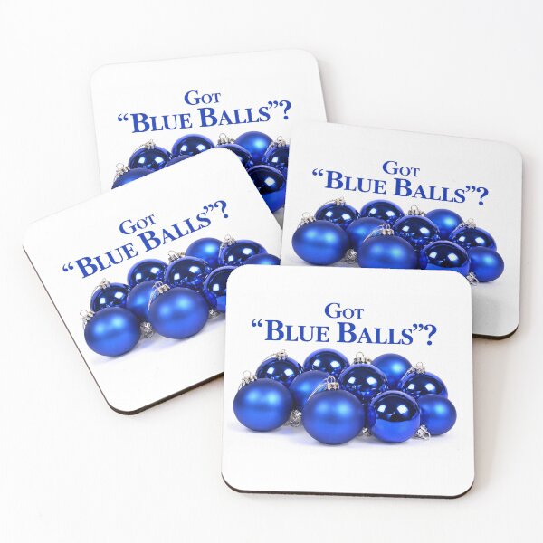 Item preview, Got Blue Balls? Funny Blue Christmas Ornaments designed and sold by Kimberly Palmer.