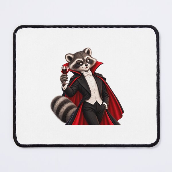 Item preview, Vampire Raccoon in Tuxedo and Red Cape designed and sold by Tobietales.