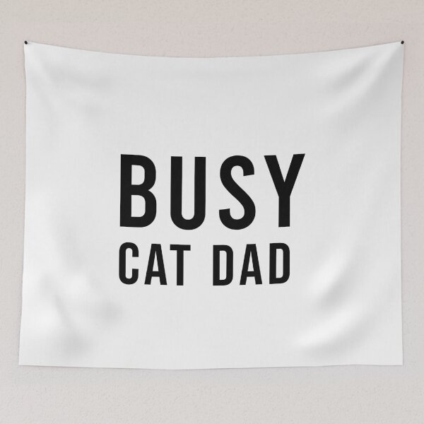 Item preview,  Busy Cat Dad Funny Pet Lover Gift, Unique designed and sold by villacreativa.