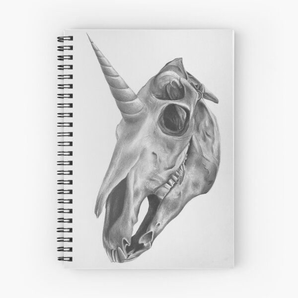 Item preview, Unicorn skull designed and sold by mosesthenerd.