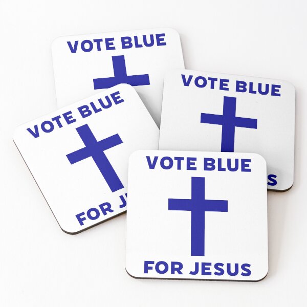 Item preview, Vote blue for Jesus  designed and sold by Rachel the Artist .