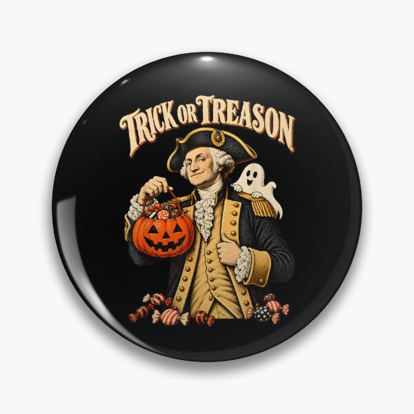 Item preview, Trick Or Treason George Washington Patriotic Halloween  designed and sold by MatherFisher.