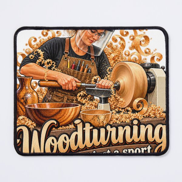 Item preview, Woodturning – It's Not Just a Sport for Boys! | Female Woodturner Design designed and sold by HarrisButterfield&Company.