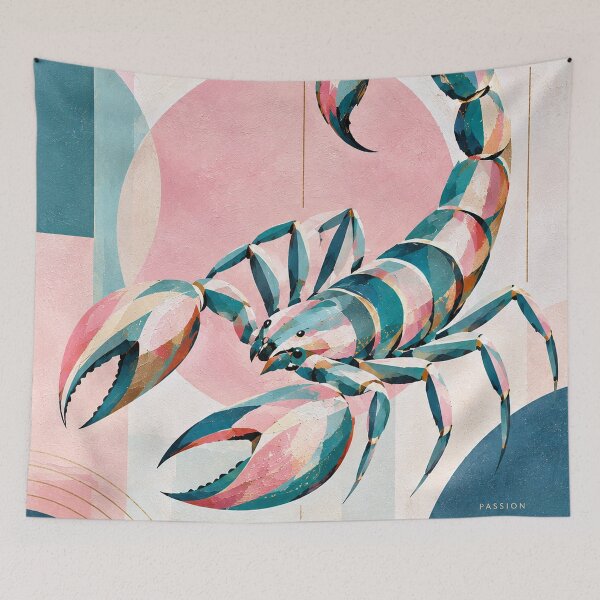 Item preview, Scorpio Zodiac Painting – Mystical Astrology Art designed and sold by GalleryKauffeld.