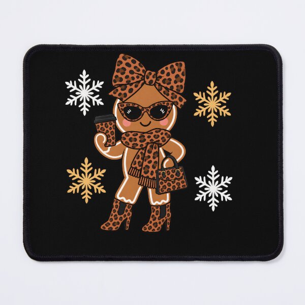 Item preview, Cute Gingerbread Girl Leopard Christmas Xmas Women designed and sold by clothesy7.