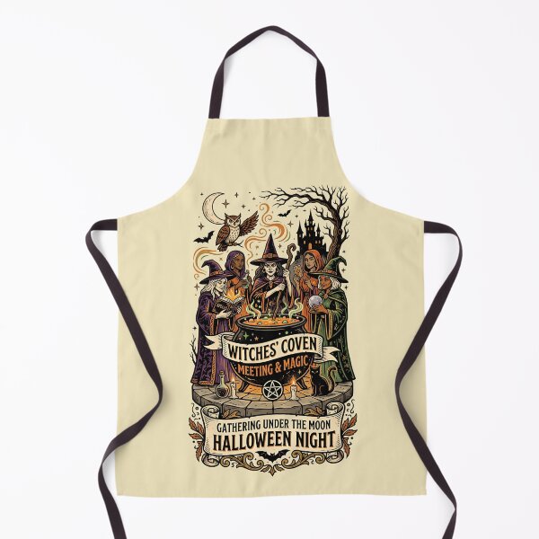 Item preview, Witches' coven - Gathering under the moon - Halloween night designed and sold by ParadoxParadox.