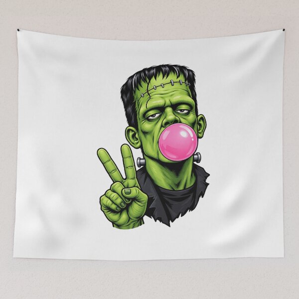 Item preview, Frankenstein bubble gum designed and sold by Tragedyshop.