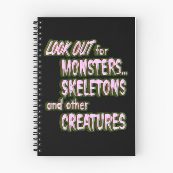 Item preview, Look Out for Monsters, Skeletons and Other Creatures designed and sold by weirdove.