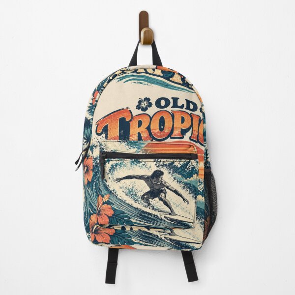Item preview, Old Tropical Surf Magic – Retro Island Wave Adventure designed and sold by Plus91BIRD.